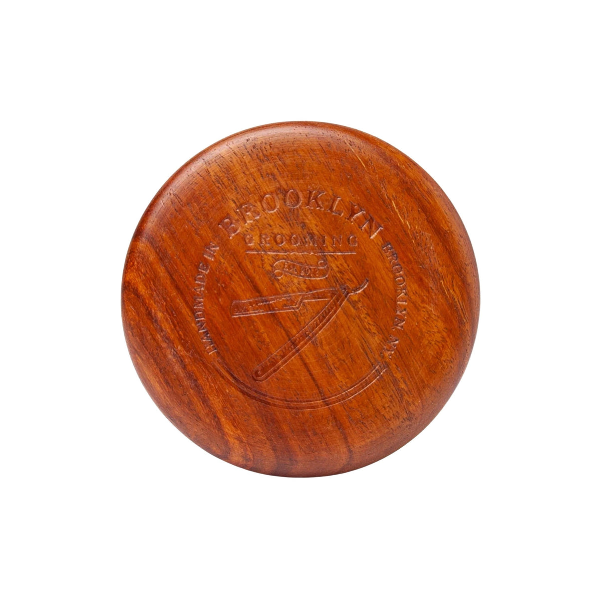 Brooklyn Grooming Wood Shaving Bowl Dark Oak